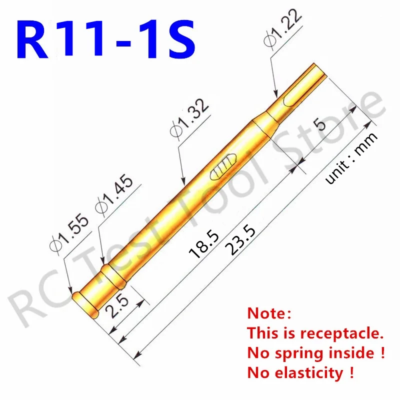 R11-1S ׽Ʈ  P11-B1 Ŭ Ȳ Ʃ ϵ  Ʈ ִ  κ   23.5mm ܰ 1.32mm, 100 